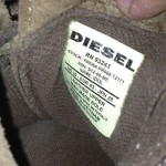 DIESEL Mens Idol Brown Suede High Top Sneakers Shoes 10 Eur 43