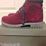 Ronnie Fieg for Timberland Boot 6 Inch 40 Below Sz 11 Burgundy Kith NYC