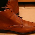Hugo Boss Men’s Made In Italy Brown Tan Leather Boots Shoes UK 8.5