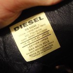 $160 Diesel tatradium basket butch zip black leather boots 10 mens NEW