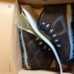 Timberland Brown / Blue Scrambler Mid Boot Size 10