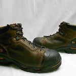 New Timberland Pro Endurance Mens Brown Leather Steel Toe Work Boots Size 12 M