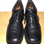 BOSS by HUGO BOSS ITALY BLACK LEATHER LACE UP ANKLE BOOTS SHOES EURO 44 US sz 11