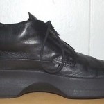 BOSS by HUGO BOSS ITALY BLACK LEATHER LACE UP ANKLE BOOTS SHOES EURO 44 US sz 11