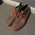 Men’s Cole Haan Nike Air Orange Soled Brown Boots/Sz 11.5 M