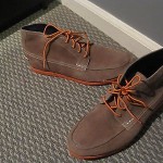 Men’s Cole Haan Nike Air Orange Soled Brown Boots/Sz 11.5 M