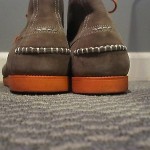 Men’s Cole Haan Nike Air Orange Soled Brown Boots/Sz 11.5 M