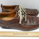 Men’s COLE HAAN Nike Air Brown Leather Casual Shoes Size 12 M