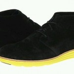 NIB New Men’s Sz 12 Cole Haan Lunargrand Chukka Black Suede Volt 100% Authentic
