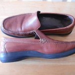 MENS Cole Haan brown slip on casual loafer shoes 10.5 M