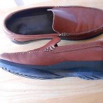 MENS Cole Haan brown slip on casual loafer shoes 10.5 M