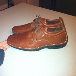 NWOT Mens Brown Leather Nike Air Cole Haan shoes casual dress stylish sz 12 M