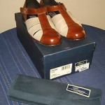 BRAGANO MEN’S SANDAL SHOES SZ 9 D MADE BY COLE HAAN IN ITALY LEATHER & CANVAS