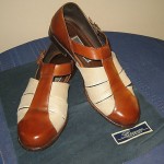 BRAGANO MEN’S SANDAL SHOES SZ 9 D MADE BY COLE HAAN IN ITALY LEATHER & CANVAS