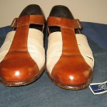 BRAGANO MEN’S SANDAL SHOES SZ 9 D MADE BY COLE HAAN IN ITALY LEATHER & CANVAS