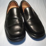 Men’s Cole Haan Black Leather Santa Barbara Nike Air Loafer Shoe Size 11 M