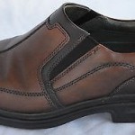 CLARKS brown Leather Mens Slip on Shoes Size 9.5 M