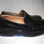 Men’s Cole Haan Black Leather Santa Barbara Nike Air Loafer Shoe Size 11 M
