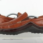 Mens COLE HAAN brown / tan leather loafers shoes sz. 11.5 M