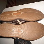 Men’s Cole Haan Brown Leather Nike Air oxford Sneakers w/Tan Stripe Size 13M EUC