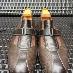 Mens Cole Haan Nike Air Soles Slip on US Size 9.5 Brown