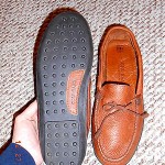 NEW Mens COLE HAAN brown leather loafers shoes sz 10.5 B