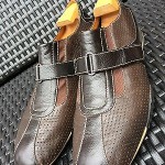 Mens Cole Haan Nike Air Soles Slip on US Size 9.5 Brown