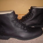TIMBERLAND EARTHKEEPERS CITY LITE BOOT SZ 11 WATERPROOF BLACK LEATHER 5920R