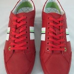 HUGO BOSS Victoire League Dark Red Trainers Men’s Size 9 EU 42 NWOB 50247583-42