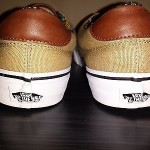 LOT OF 2 VANS ERA 59 CLASSIC KHAKI CHILI PEPPER RED BLACK BROWN, SZ 10.5 L@@K!
