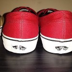 LOT OF 2 VANS ERA 59 CLASSIC KHAKI CHILI PEPPER RED BLACK BROWN, SZ 10.5 L@@K!