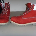 6″ Premium Timberland Boot Red 11 1/2M Mens