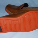 Cole Haan Lunargrand Penny Loafers, Leather Upper, Woodbury/Orange, 10.5 M, New