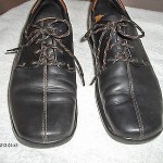 Cole Haan Black Leather Casual Lace Ups Mens Size 9 1/2 M