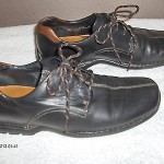 Cole Haan Black Leather Casual Lace Ups Mens Size 9 1/2 M