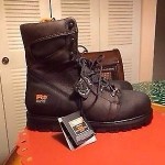 NEW 95553 Timberland PRO Men’s Rigmaster Safety Boots Brown Size 13 M