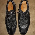 Mens Cole Haan Nike Air black casual comfy oxford walking shoes size 10.5