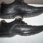Cole Haan Black Leather Casual Lace Ups Mens Size 9 1/2 M