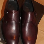 Brand New w Box Hugo Boss Black Metanno Monkstrap Shoes for Men, Size US 12
