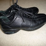 Cole Haan NIKE AIR Leather Shoes Men Size 8 M Black
