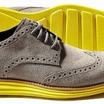 Mens COLE HAAN LunarGrand Wingtip Charcoal Gray Suede Oxfords Shoes NEW Size 14