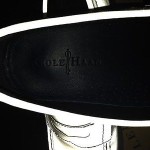 Cole Haan Mens SIZE 11 1/2 – Silver Reflective Penny Loafers