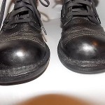 DIESEL BOOTS PURNELL BLACK LEATHER LACE UP FASHION TRENDY SIZE 8 1/2