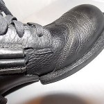 DIESEL BOOTS PURNELL BLACK LEATHER LACE UP FASHION TRENDY SIZE 8 1/2