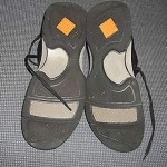 HUGO BOSS nice black leather/suede comfortable sneakers   SZ 43 – 10M