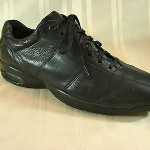 Cole Haan City Nike Air Black Soft Leather Oxfords Casual Lace-up Size 11.5 M