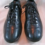 Cole Haan City Nike Air Black Soft Leather Oxfords Casual Lace-up Size 11.5 M