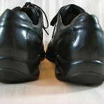 Cole Haan City Nike Air Black Soft Leather Oxfords Casual Lace-up Size 11.5 M