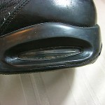 Cole Haan City Nike Air Black Soft Leather Oxfords Casual Lace-up Size 11.5 M