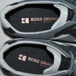 Mens HUGO BOSS Orange Orlet Sneakers Shoes – Size 10 – Black – MSRP $150 NEW